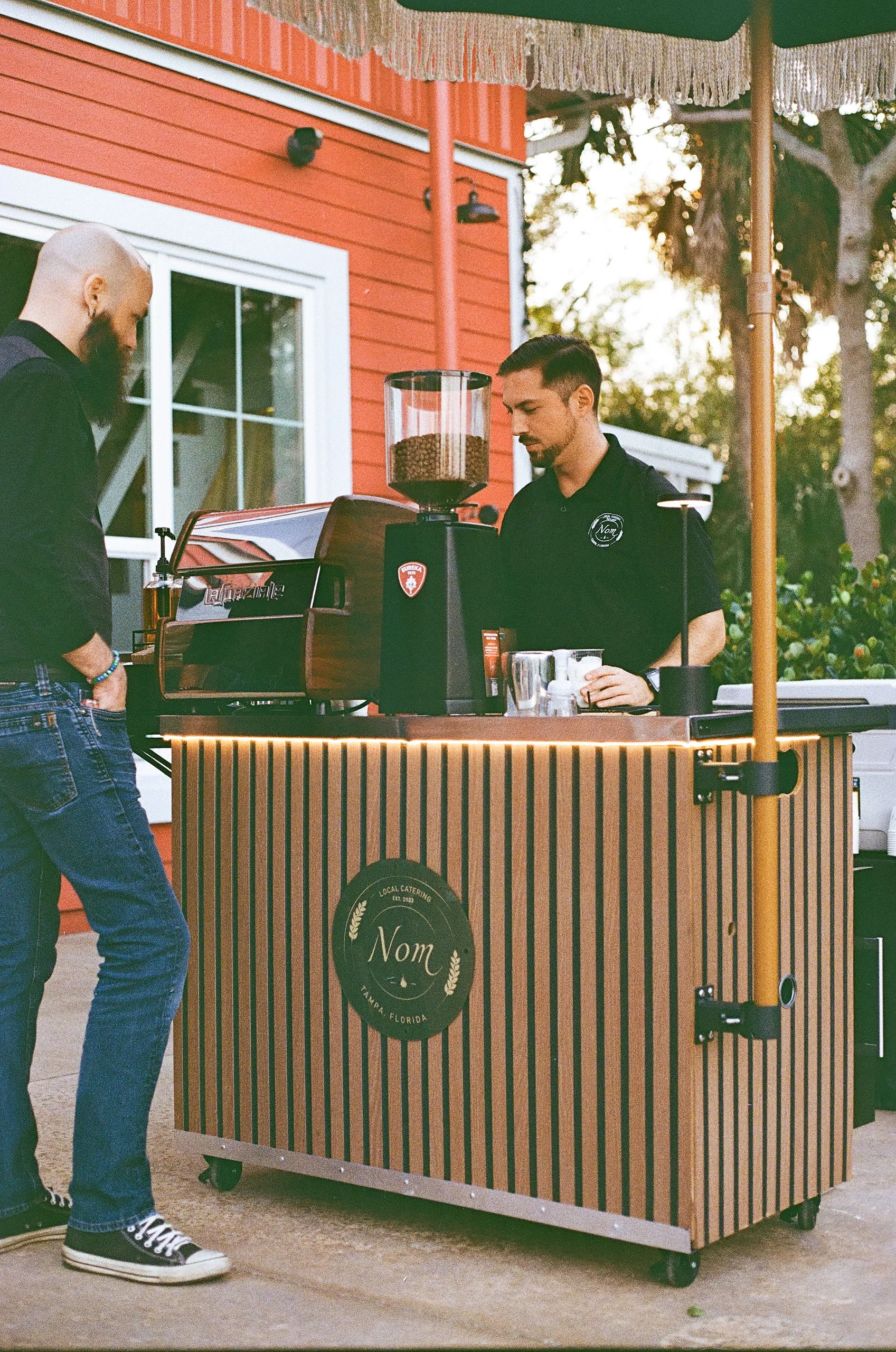 The NOM mobile coffee cart