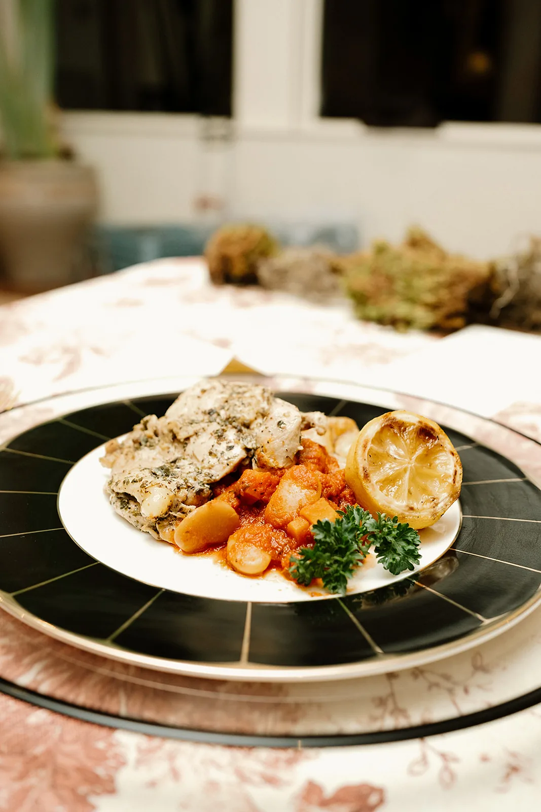 Plated dinner service