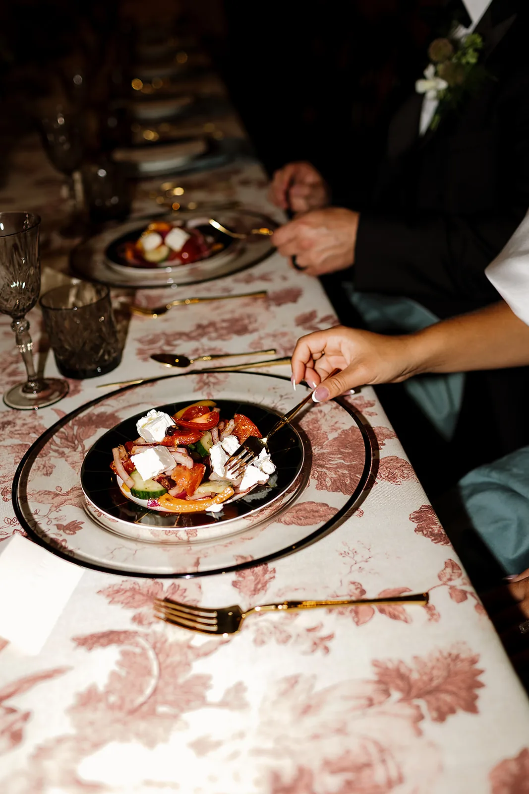 A NOM Catering wedding tablescape